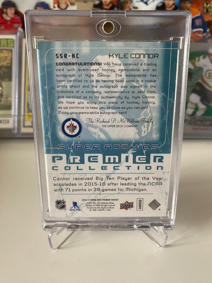 Kyle Connor 16-17 Upper Deck Premier Super Rookies Patch Auto /99