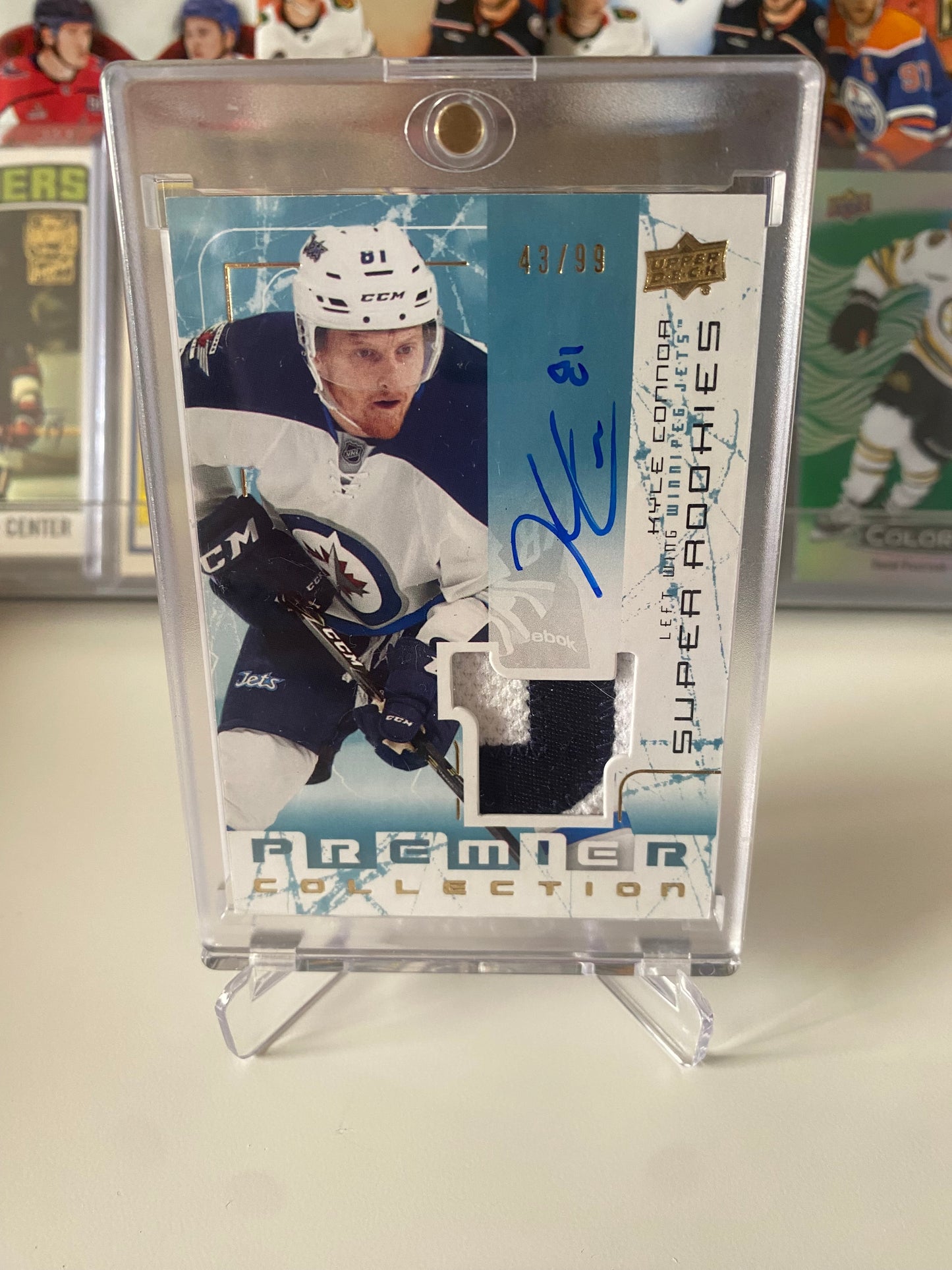 Kyle Connor 16-17 Upper Deck Premier Super Rookies Patch Auto /99