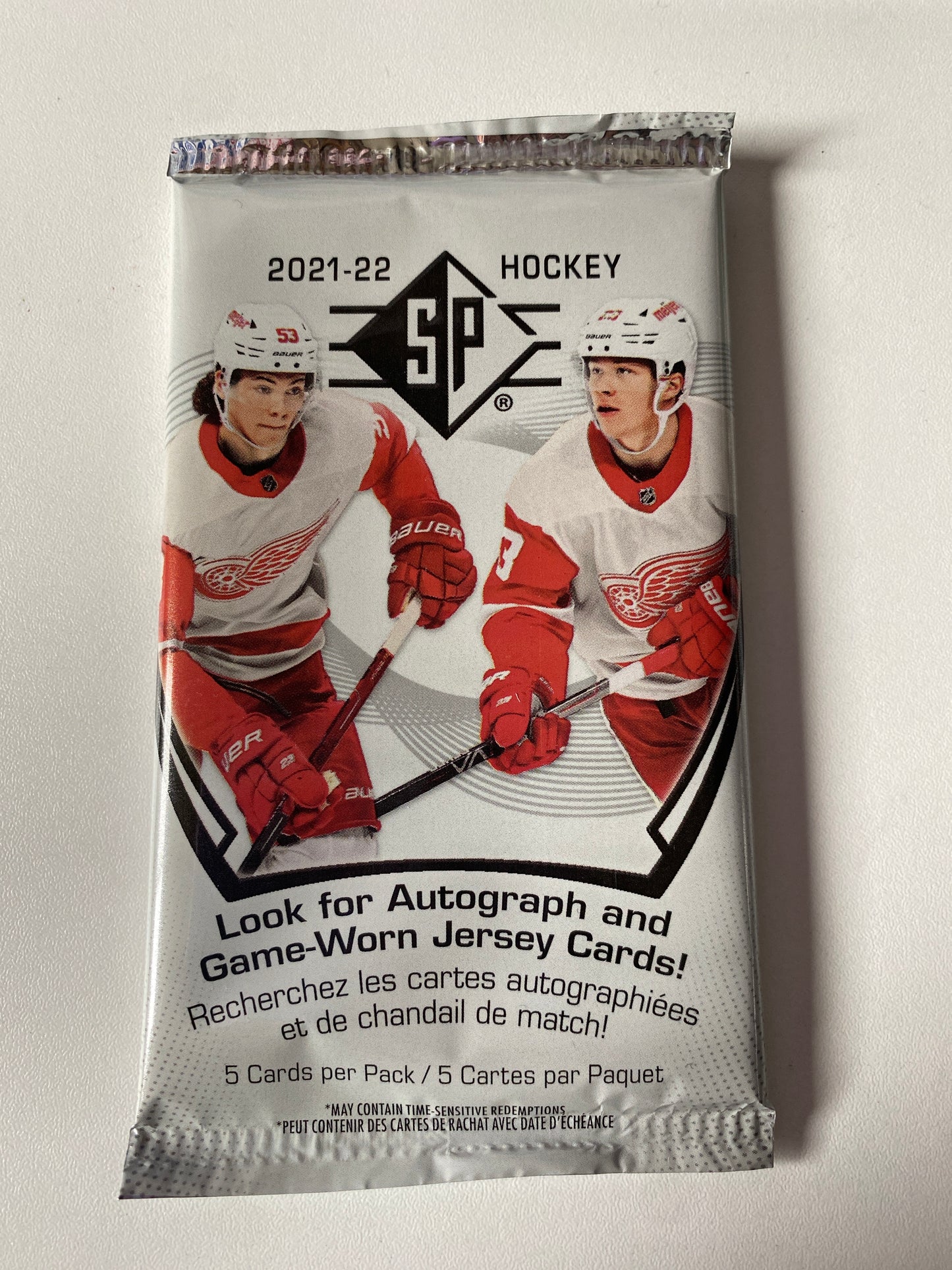2021-2022 SP Hockey retail blaster pack