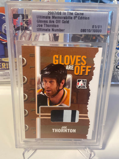 Gloves Are Off Gold Joe Thornton