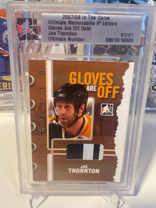 Gloves Are Off Gold Joe Thornton